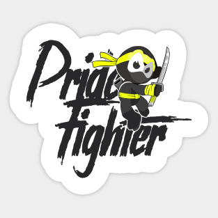 Pride Fighter Ninja Sticker